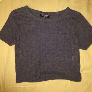 Topshop Ribbed Tee