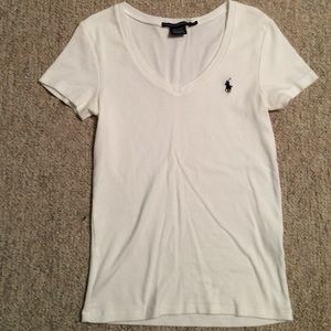 Ralph Lauren v neck sport tee