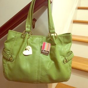 New Relic green handbag with tag