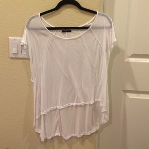 white hi-lo top
