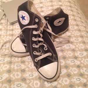black high top converse