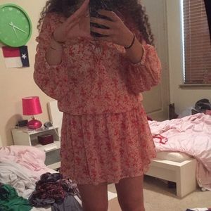 Zara flowy floral dress