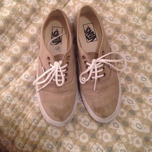 super cute taupe/beige vans