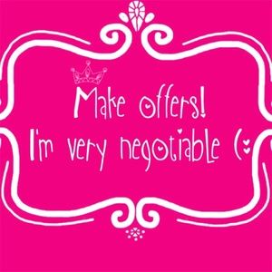 Please feel free to make offers!