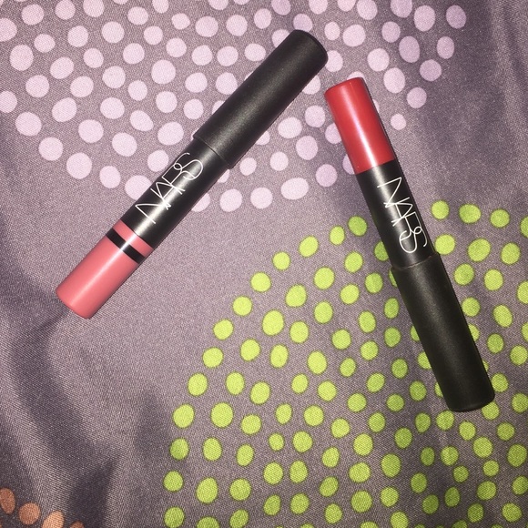 2 NARS satin lip pencils (RIKUGIEN & CRUELLA)