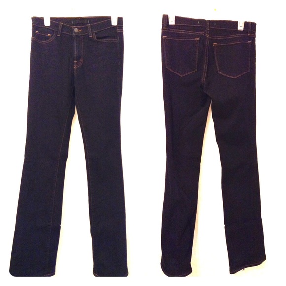 J Brand Black #805 Straight Jeans