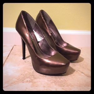 Bronze Steve Madden Heels