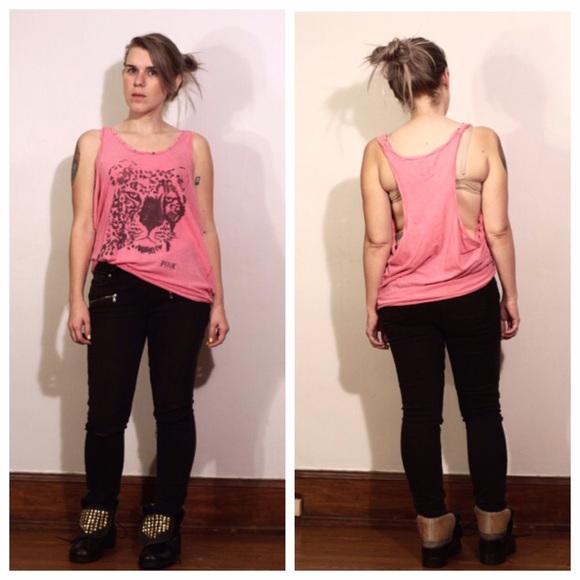 Victoria's Secret Pink Cheetah Tank