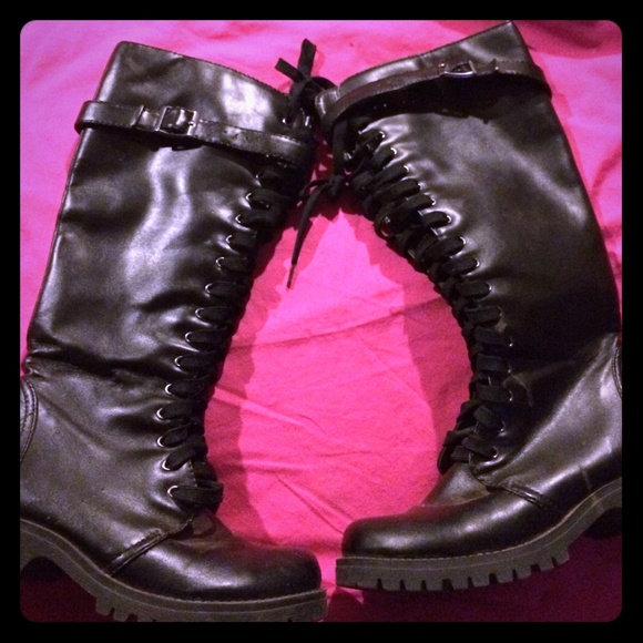 Nice rock in pair of boots