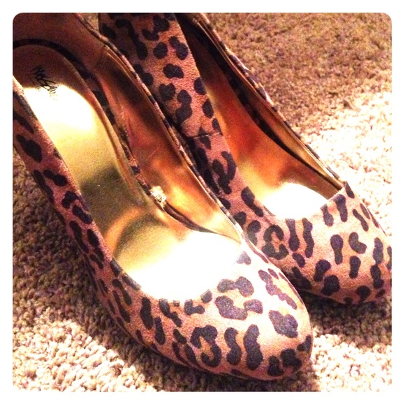 Cheetah print heels