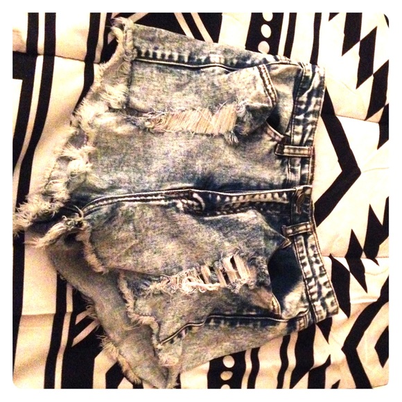 High waist shorts