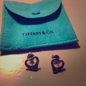 Authentic Tiffany & Co. Heart Earrings