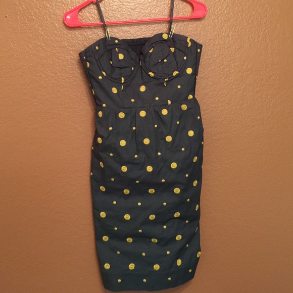 Floreat yellow polka dot dress