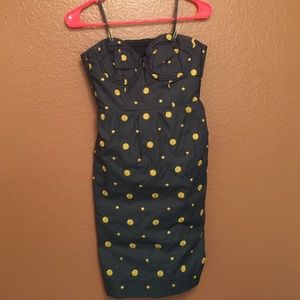 Floreat yellow polka dot dress