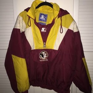Vintage FSU heavy starter jacket youth L