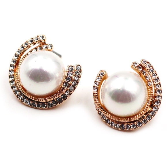 Fashion Rose gold earrings