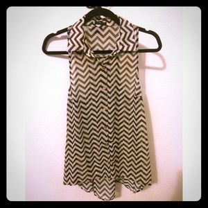 Toska Chevron Hi-Low Top