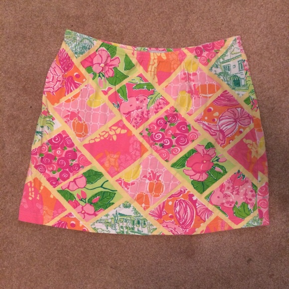 Lilly Pulitzer patchwork skirt