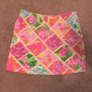 Lilly Pulitzer patchwork skirt