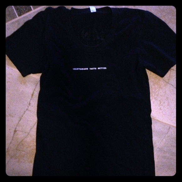 American Apparel Tops - Vegetarian graphic tee