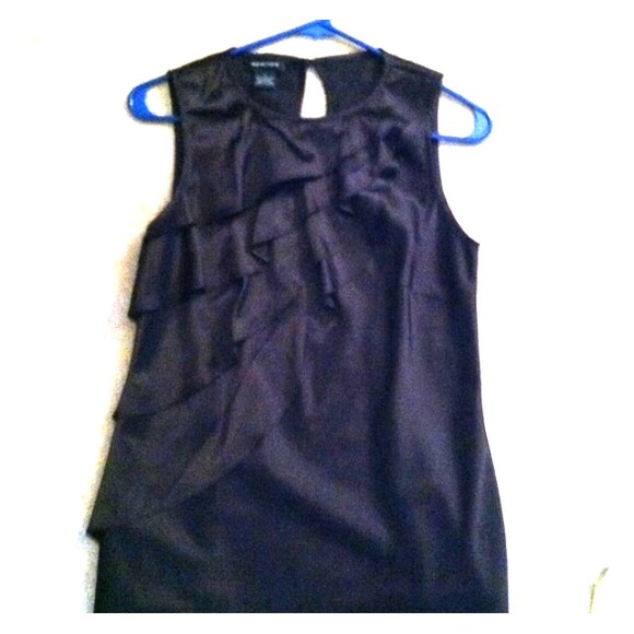 Silky ruffled top