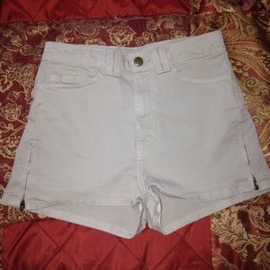 American Apparel side zipper shorts