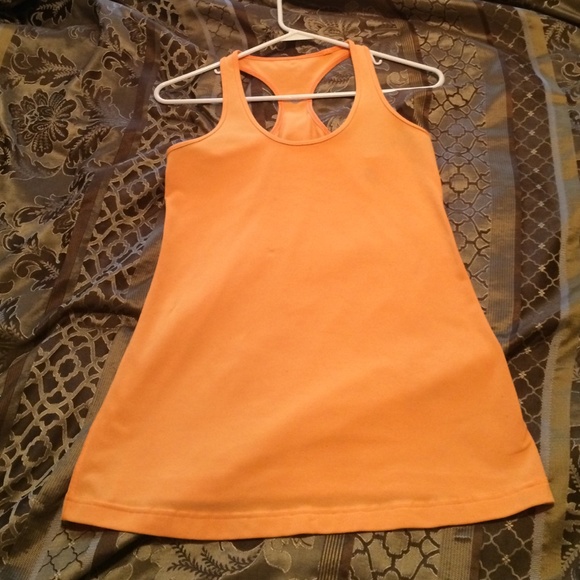 Neon orange cool racerback