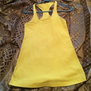 Yellow lululemon cool racerback