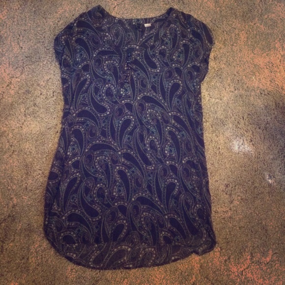 Long paisley shirt