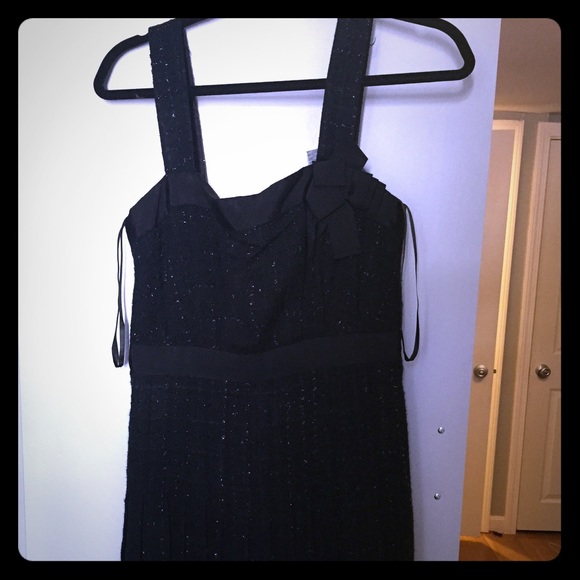 NWT Max and Cleo tweed dress with ribbon detail