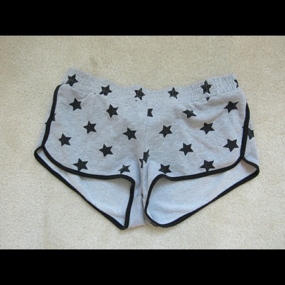 Black and gray shorts