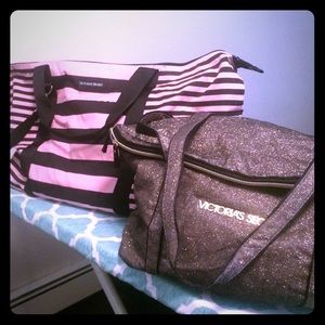 2 Victoria's Secret duffle bags
