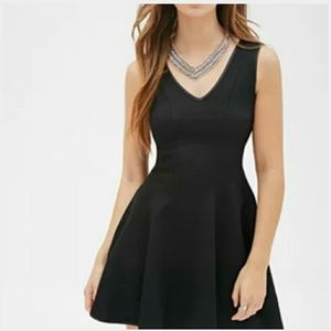 Black diamond fit and flare dress