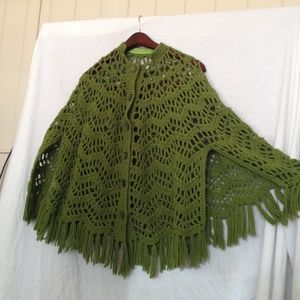 Handmade vintage poncho