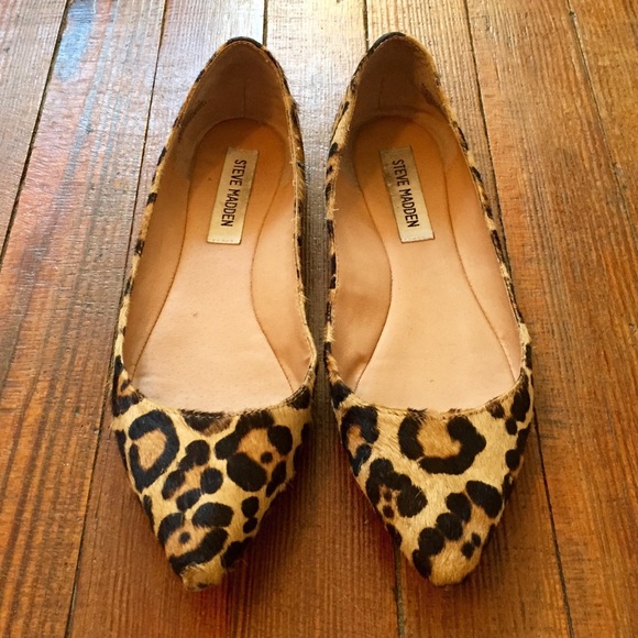steve madden cheetah print flats