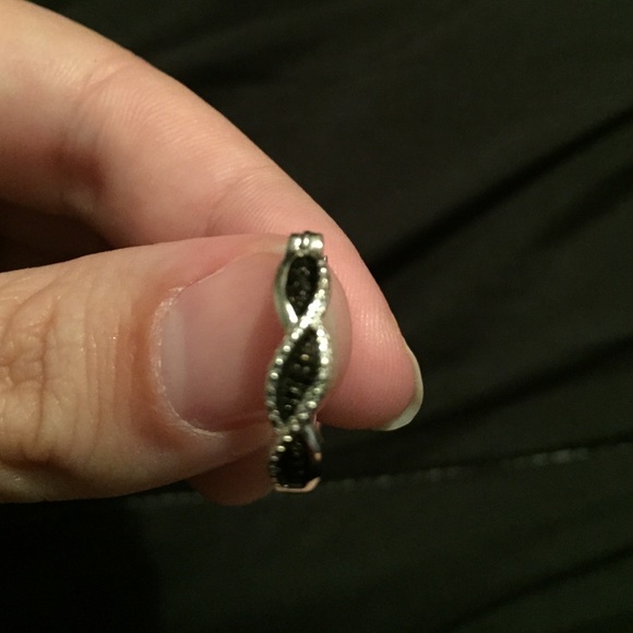 Black diamond earrings