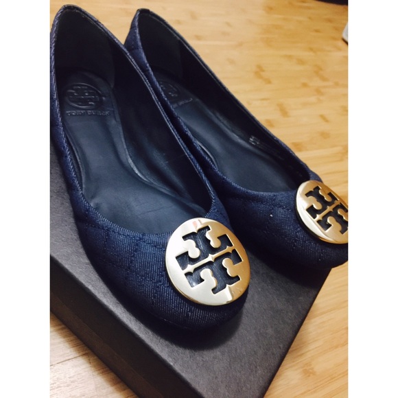Tory Burch Denim Flats