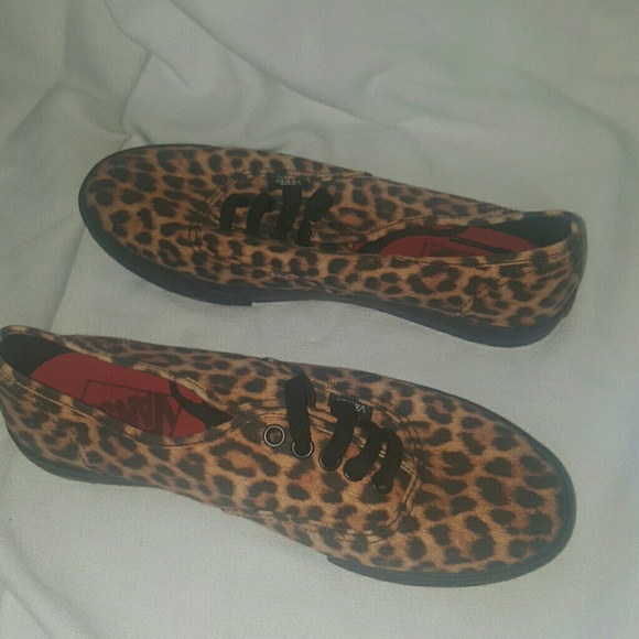 Cheetah print vans