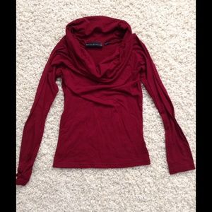 Burgandy Long Sleeve Top