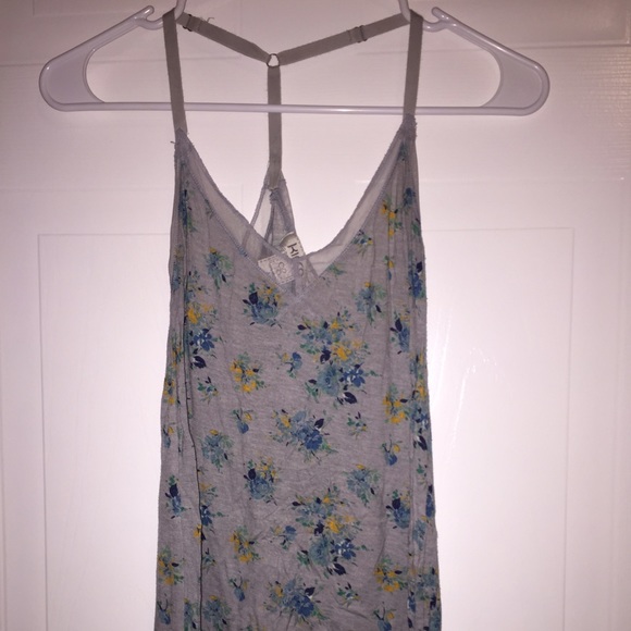 Long gray tank