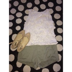 White hollister tank