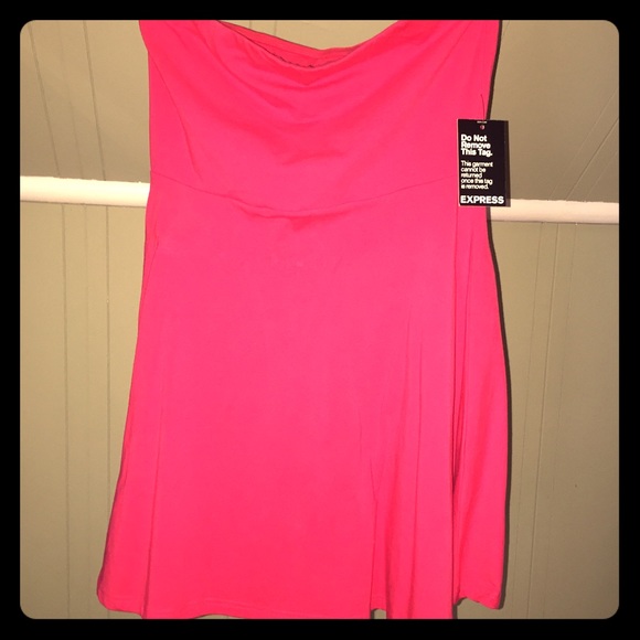 Express Strapless Dress