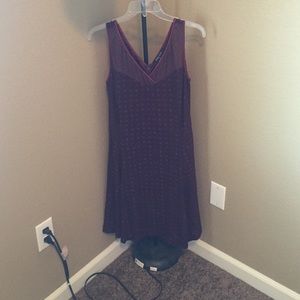 Maroon skater dress