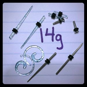 only the stainless steel tapers and spirals.