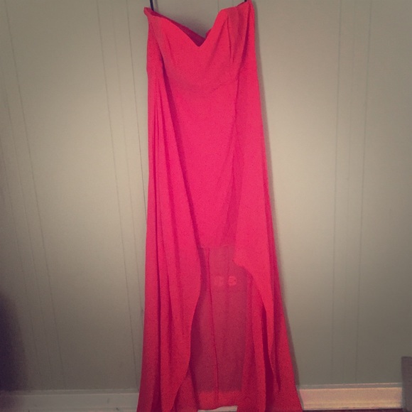 H&M Hi-low Strapless Dress