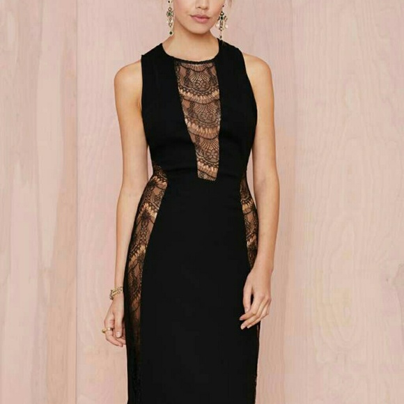 Nasty gal Laney Lace Cutout Dress