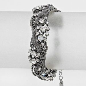 Rhinestone Evening Bracelet