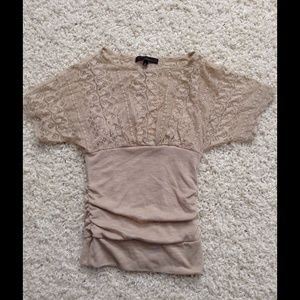 Nude Lace Top