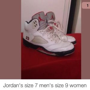 Jordan's size 7 men's