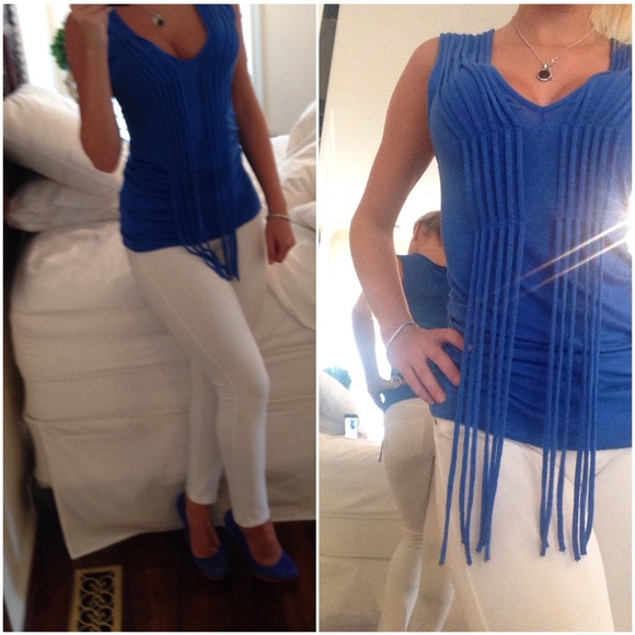 ❗️SOLD❗️🎉2x HP🎉 Urban outfitters fringe top - Picture 3 of 4